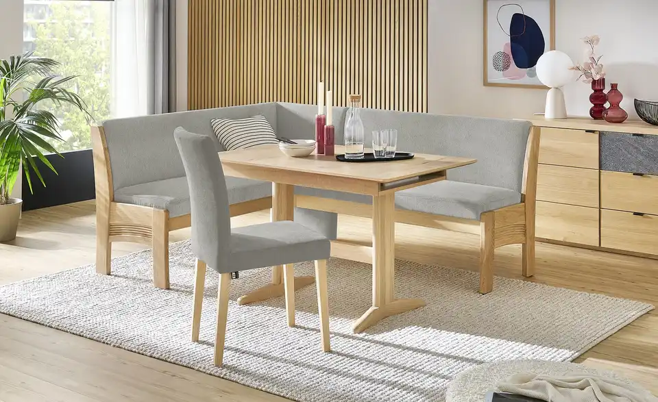 Eckbank mit Stauraum, in Wohnsituation