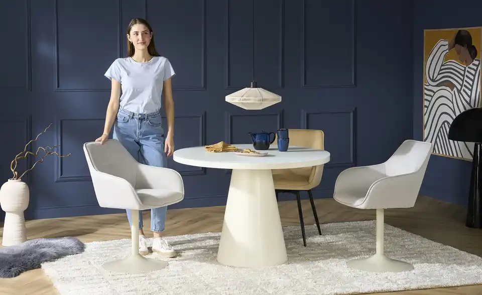 Armlehnstuhl drehbar, in Wohnsituation