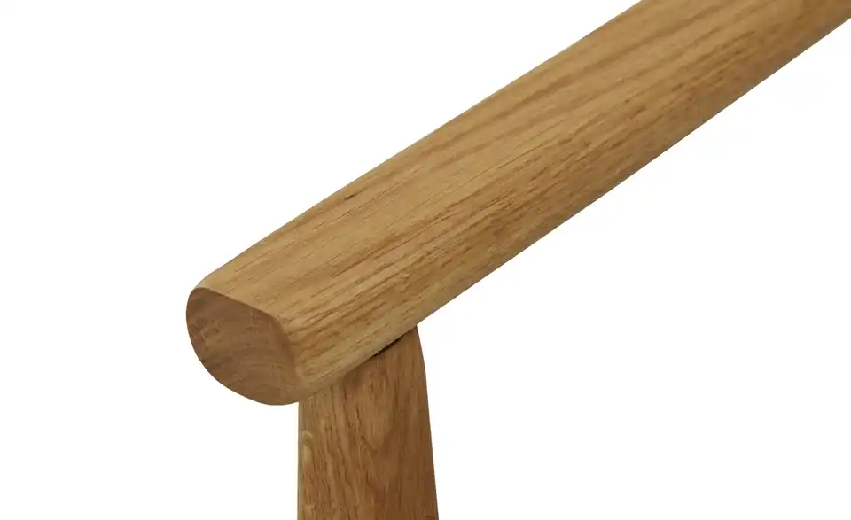 smart Armlehnstuhl aus Wildeiche massiv, Detailansicht