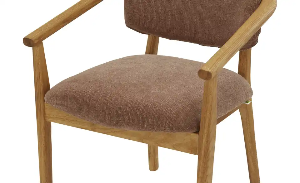 smart Armlehnstuhl aus Wildeiche massiv, Detailansicht