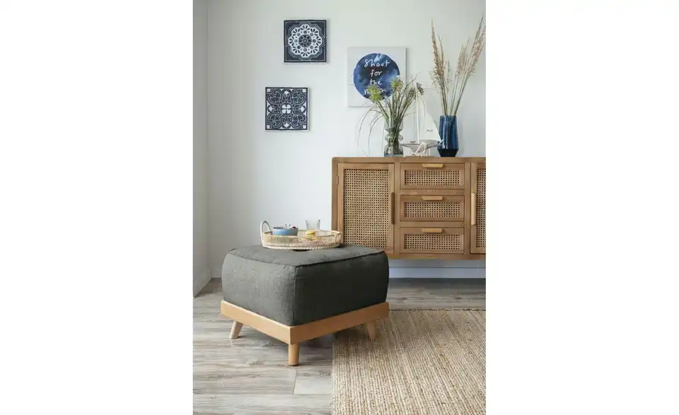 Miuform Fußhocker Dazzling Daisy, in Wohnsituation