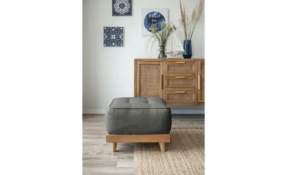 Miuform Fußhocker Dazzling Daisy, in Wohnsituation