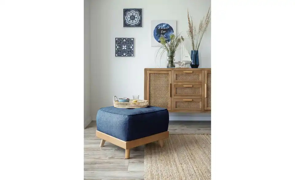 Miuform Fußhocker Dazzling Daisy, in Wohnsituation