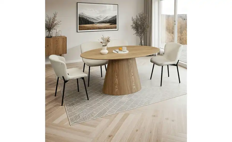 Furnhouse Esszimmerstuhl 2er-Set Teddy, in Wohnsituation