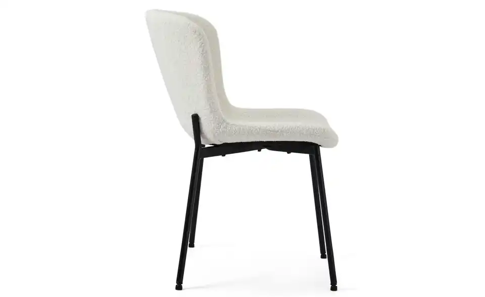 Furnhouse Esszimmerstuhl 2er-Set Teddy, Profilansicht