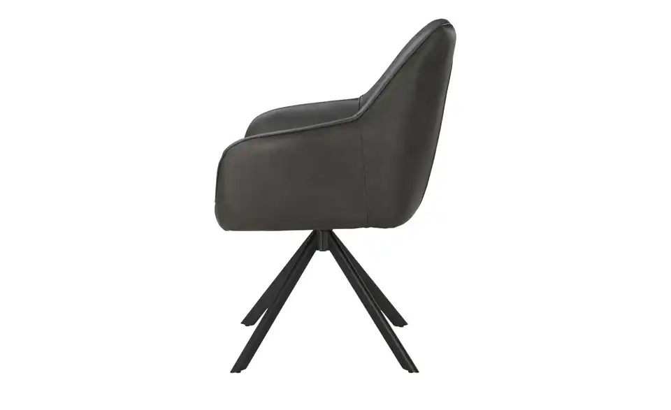 Armlehnenstuhl, Profilansicht