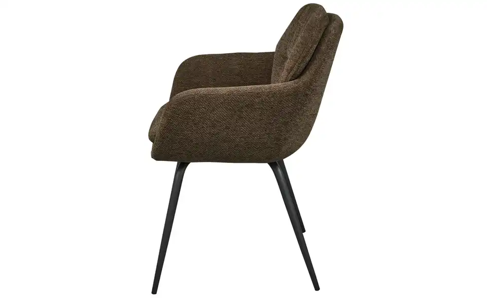 WOOOD Esszimmerstuhl 2er-Set, Profilansicht