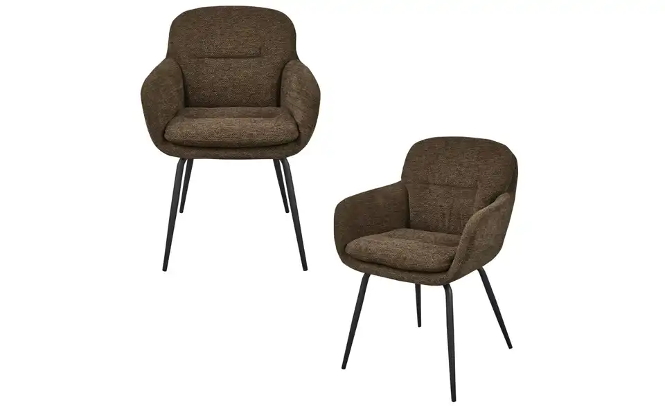 WOOOD Esszimmerstuhl 2er-Set, Perspektive