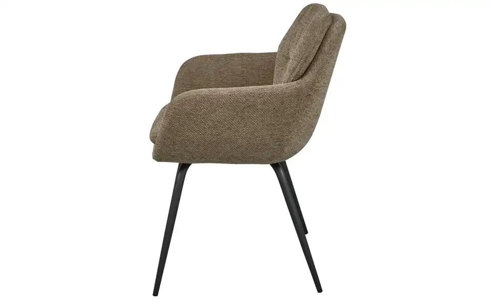 WOOOD Esszimmerstuhl 2er-Set, Profilansicht