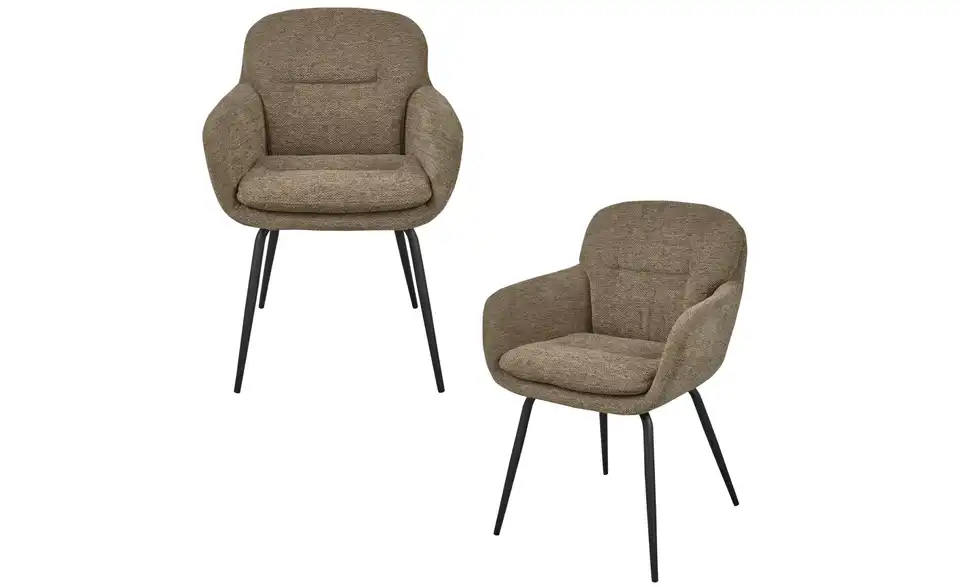 WOOOD Esszimmerstuhl 2er-Set, Perspektive