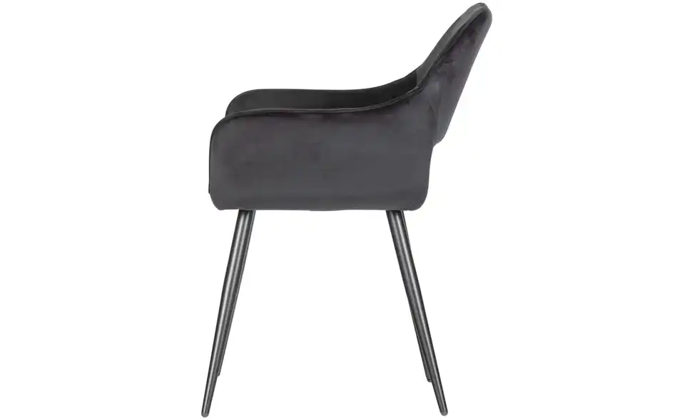 WOOOD Esszimmerstuhl 2er-Set, Profilansicht