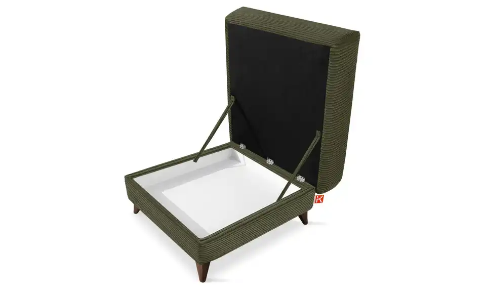 KONSIMO Hocker Gustavo II, Detailansicht