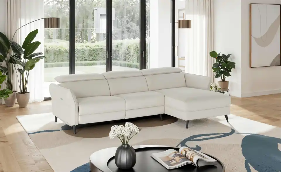 Primo Ecksofa Hedy mit Relaxfunktion, in Wohnsituation
