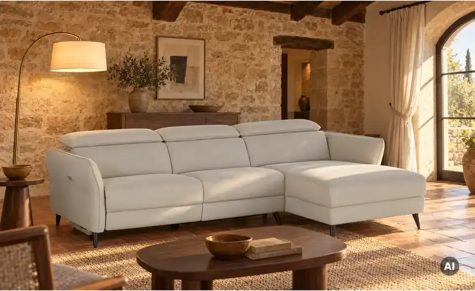 Primo Ecksofa Hedy mit Relaxfunktion, in Wohnsituation