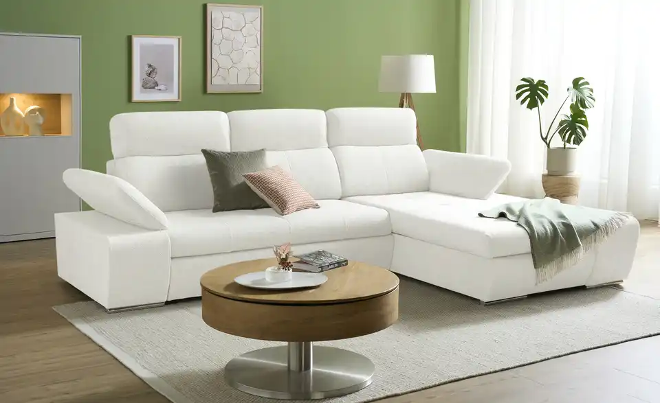 Twist Ecksofa Avilla aus Mikrofaser, Funktionsansicht