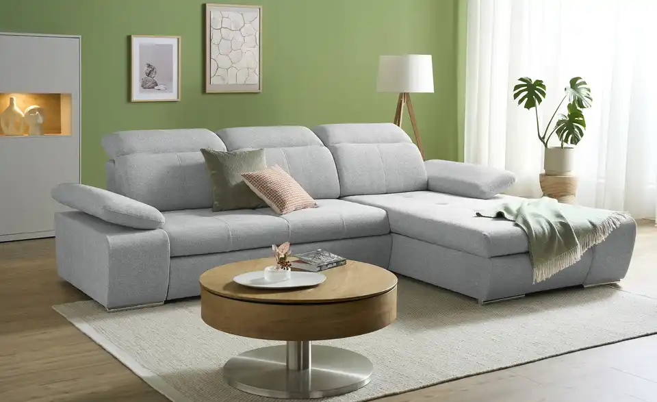 Twist Ecksofa Avilla aus Mikrofaser, Perspektive