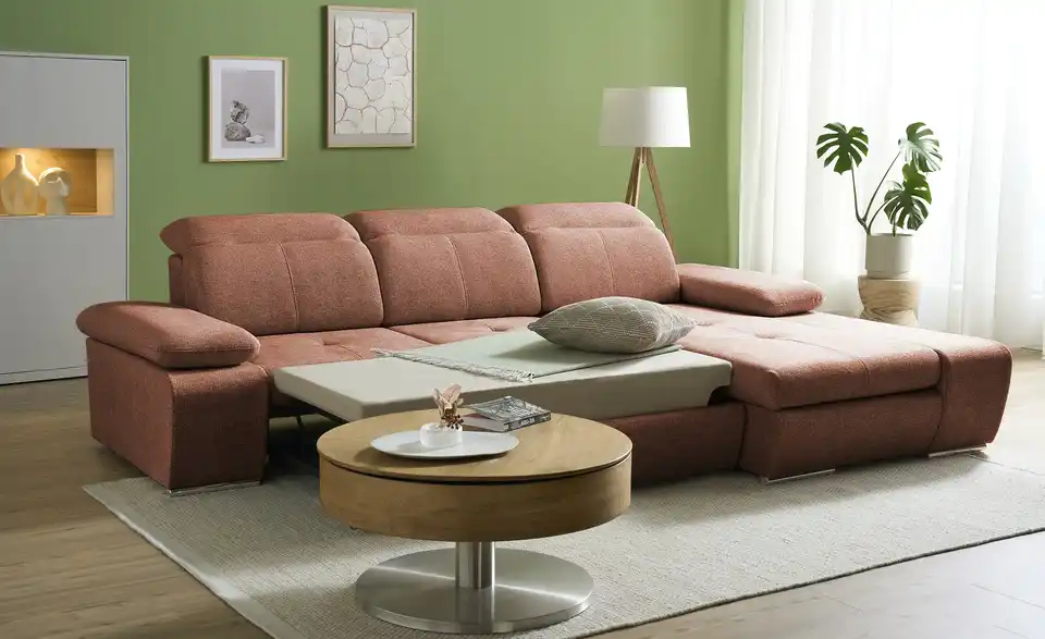 Twist Ecksofa Avilla aus Mikrofaser, Funktionsansicht