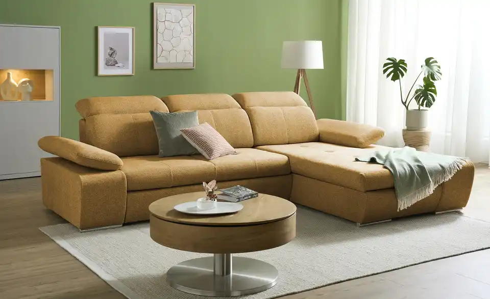 Twist Ecksofa Avilla aus Mikrofaser, Perspektive