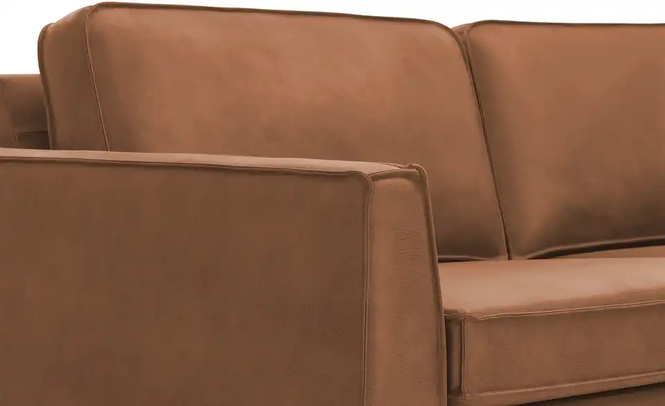 SOHO Ecksofa Skaisa aus recyceltem Leder, Detailansicht
