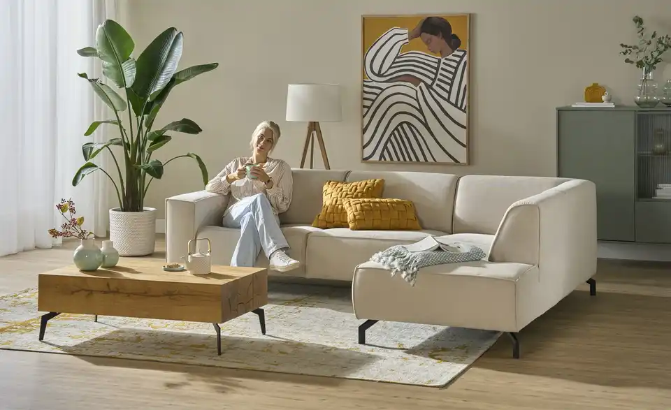 SOHO Ecksofa Brenda, in Wohnsituation