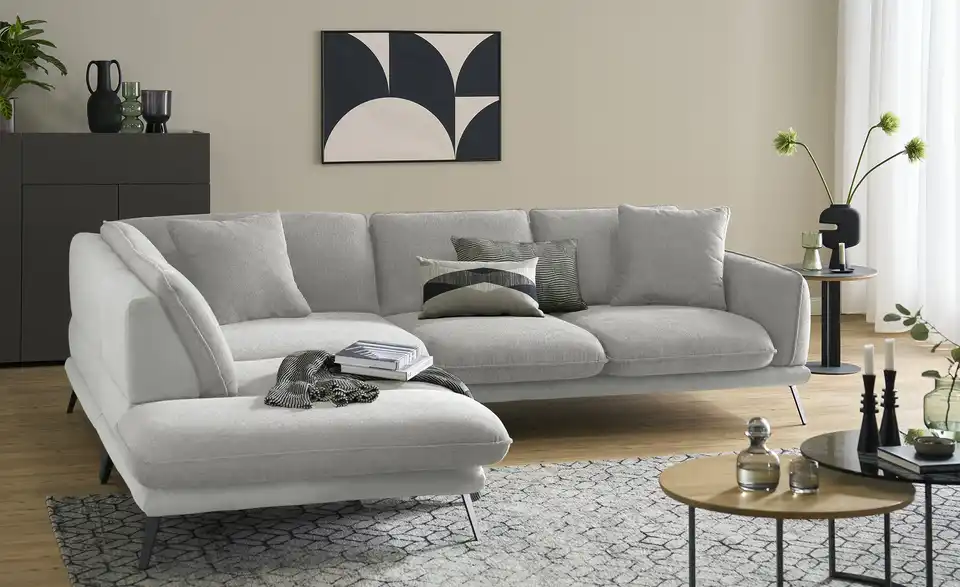 medium Ecksofa Romance, in Wohnsituation