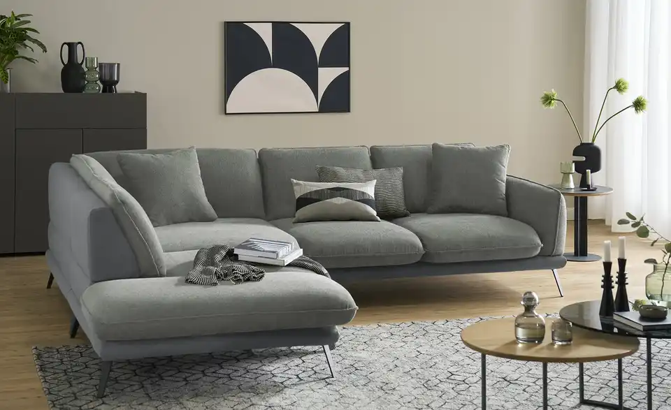 medium Ecksofa Romance, in Wohnsituation