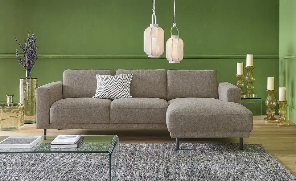 Ecksofa Polana, in Wohnsituation