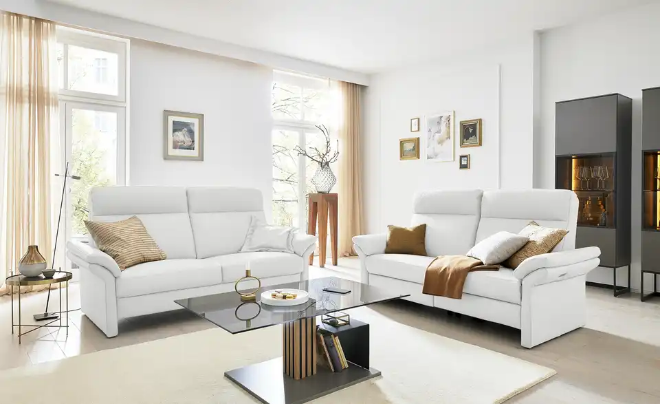 Wohnwert Einzelsofa Mayla Leder, in Wohnsituation