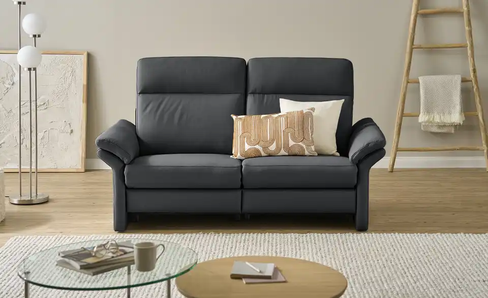 Wohnwert Einzelsofa Mayla Leder, Frontansicht