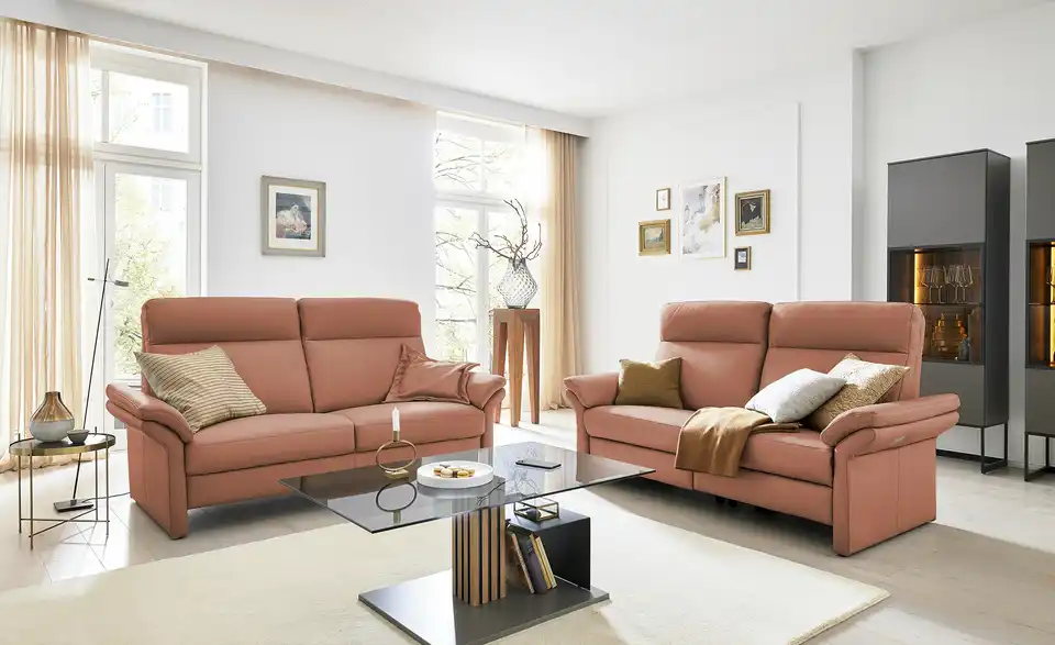 Wohnwert Einzelsofa Mayla Leder, in Wohnsituation