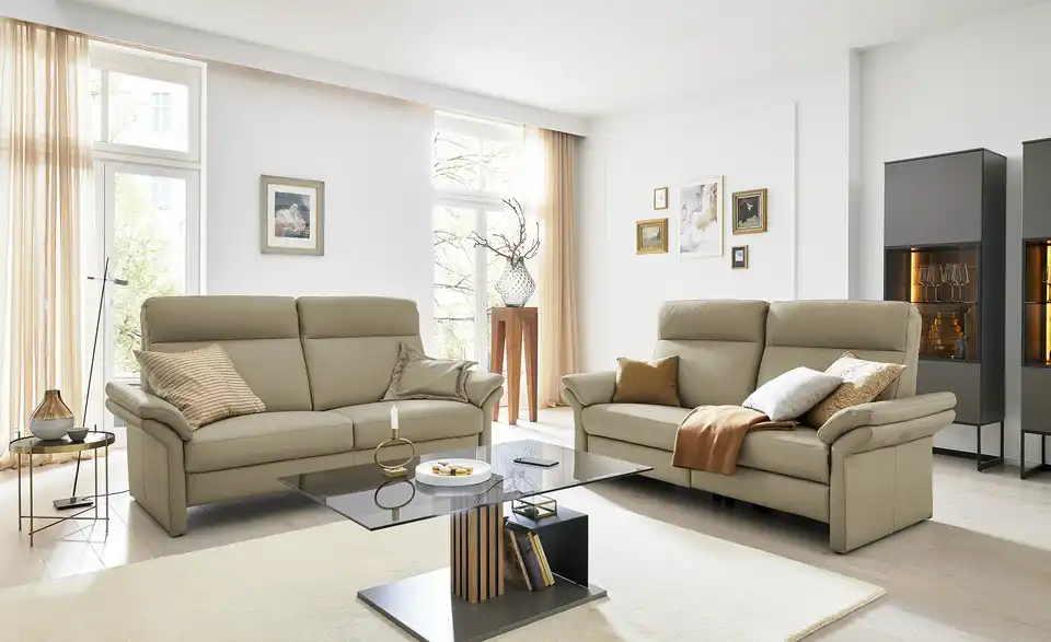 Wohnwert Einzelsofa Mayla Leder, in Wohnsituation