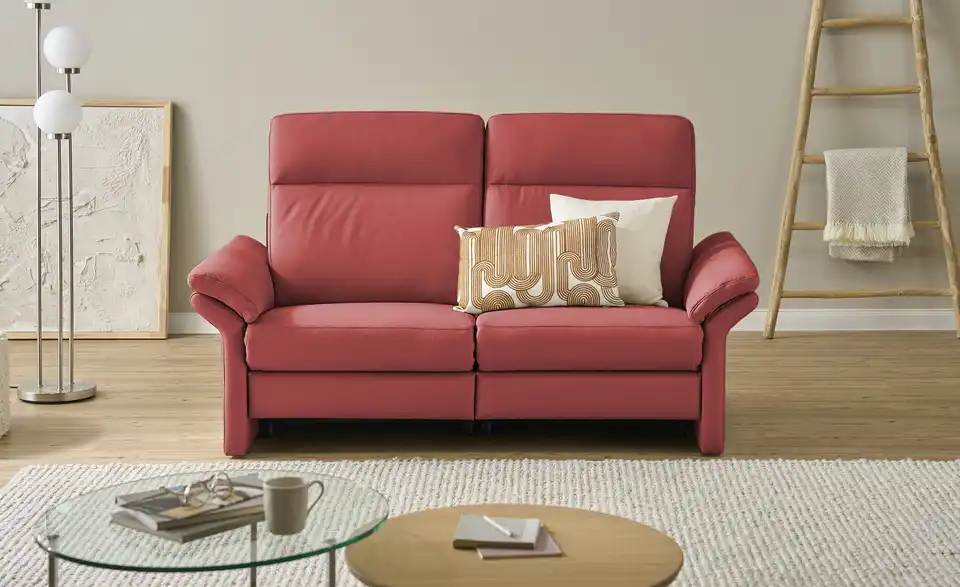 Wohnwert Einzelsofa Mayla Leder, Frontansicht