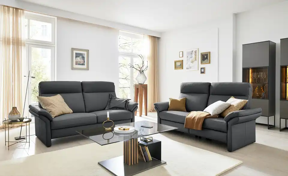 Wohnwert Einzelsofa Mayla Leder, in Wohnsituation