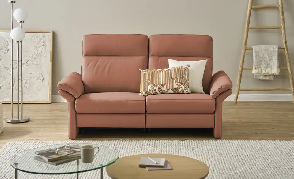 Wohnwert Einzelsofa Mayla Leder, Frontansicht