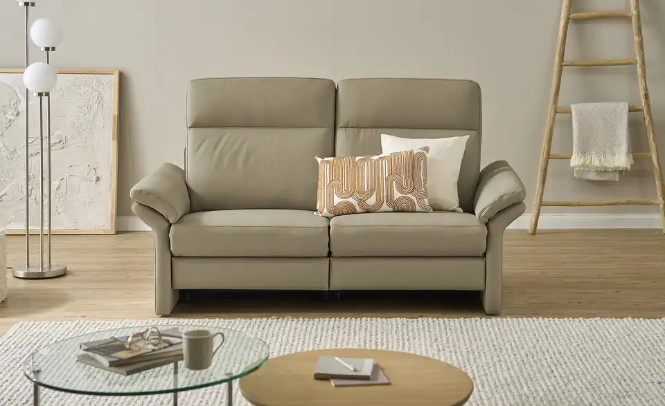 Wohnwert Einzelsofa Mayla Leder, Frontansicht