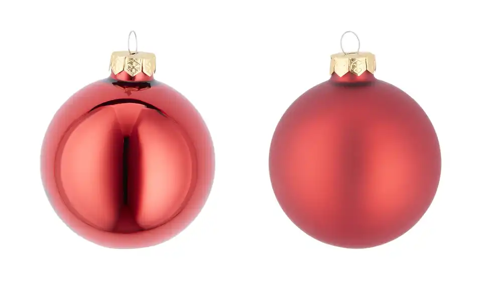 Weihnachtskugeln, 6er Set, Perspektive