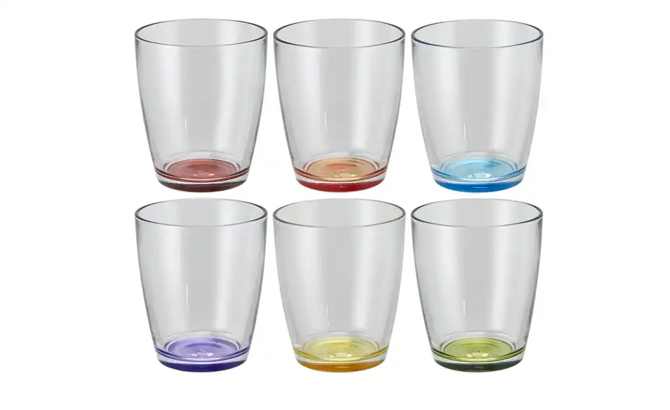 Peill+Putzler Glas, 6er-Set Colore, Frontansicht