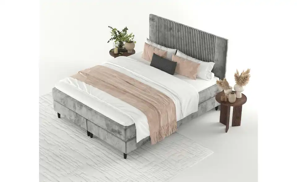 Boxspringbett Adena Inklusive Topper, in Wohnsituation