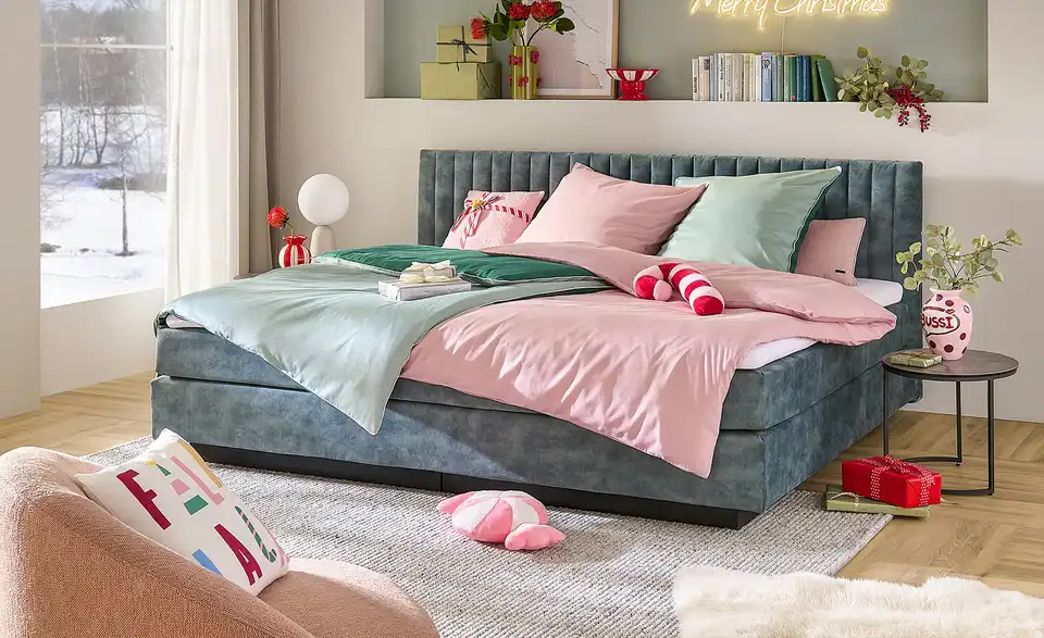 Boxspringbett, in Wohnsituation