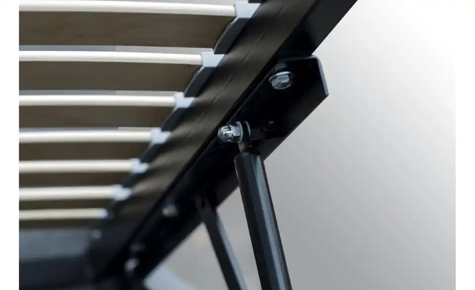 Polsterbett mit Bettkasten, Detailansicht