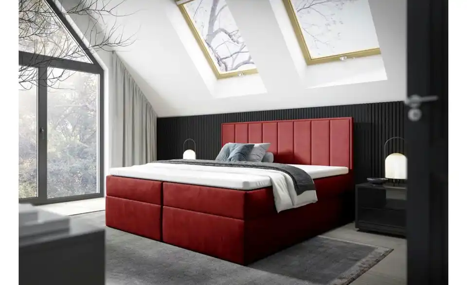 Boxbett mit Bettkasten, in Wohnsituation