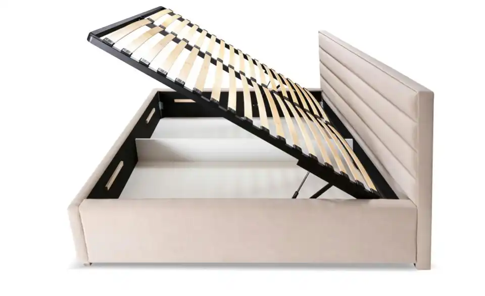 Polsterbett mit Bettkasten, Funktionsansicht