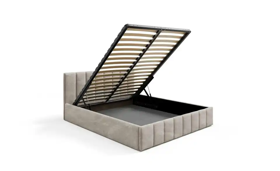 Polsterbett mit Bettkasten, Funktionsansicht