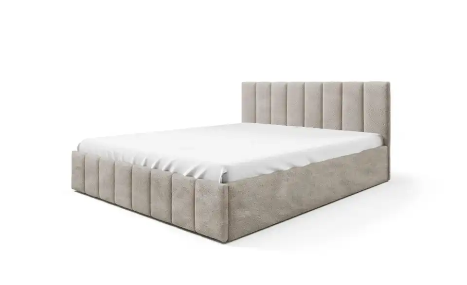 Polsterbett mit Bettkasten, Perspektive