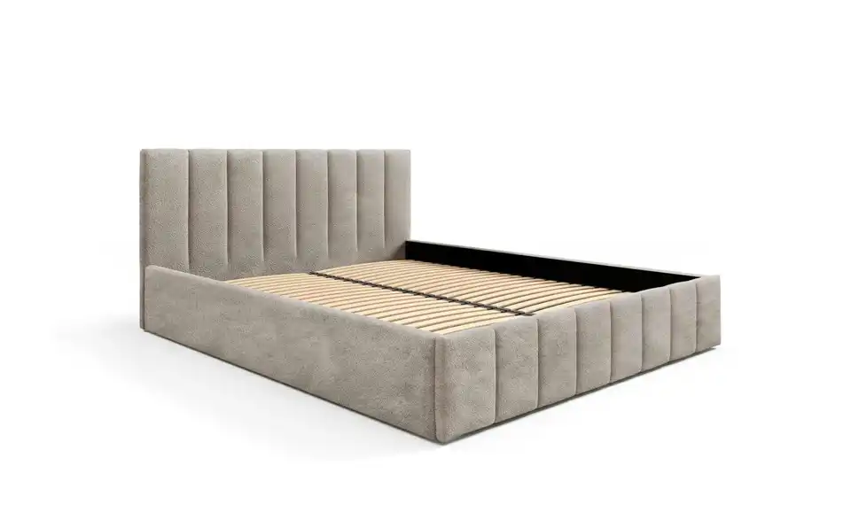 Polsterbett mit Bettkasten, Detailansicht