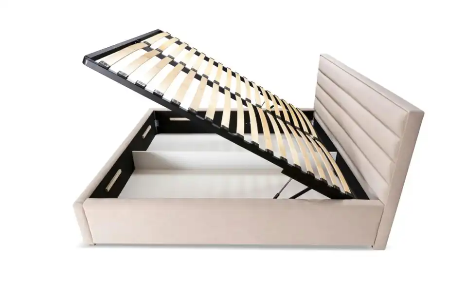 Polsterbett mit Bettkasten, Funktionsansicht