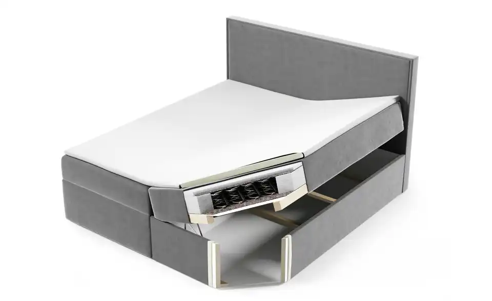 Boxbett mit Bettkasten, Funktionsansicht