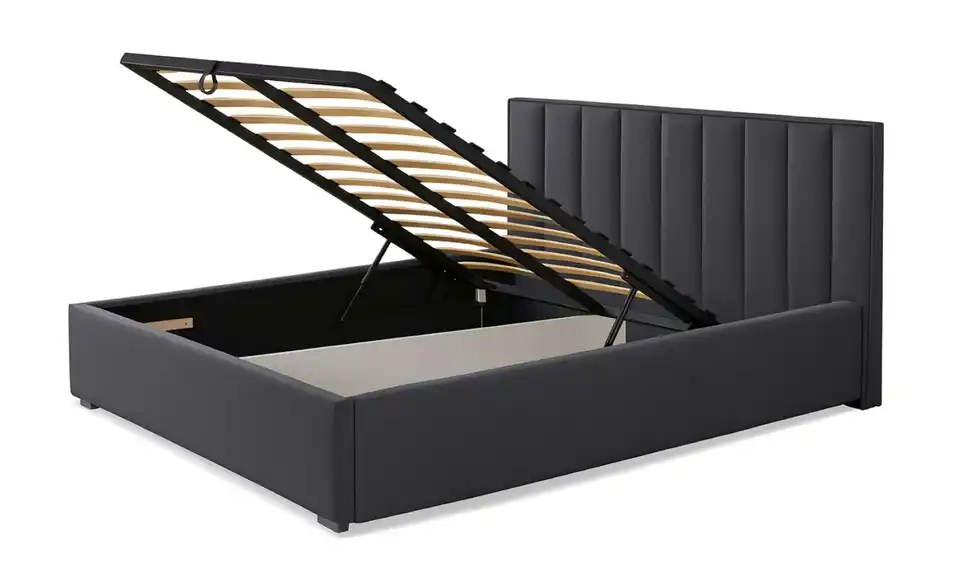 Polsterbett mit Bettkasten, Funktionsansicht