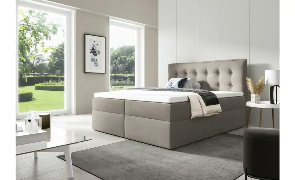 Boxbett mit Bettkasten, in Wohnsituation