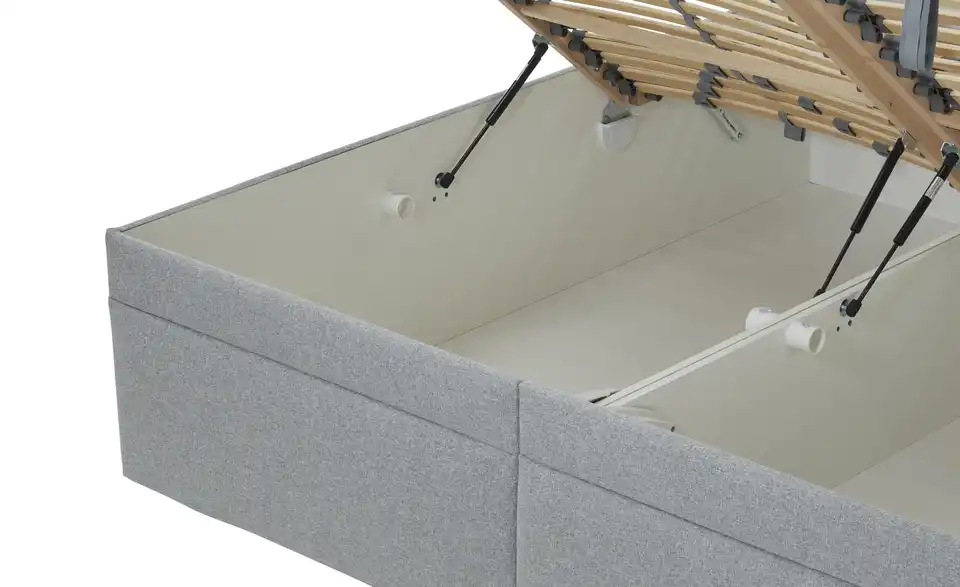 Polsterbett mit Stauraum, Detailansicht